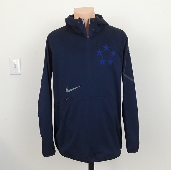 Nike Mens Waterproof Rain Jacket Hoodie 